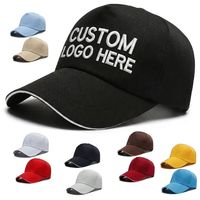 Gorra de Béisbol Personalizada OEM, Bordado de Alta Calidad, Logotipo 3D, Gorra de Algodón Ajustada de 6 Paneles, Gorras de Golf con Logotipo Personalizado