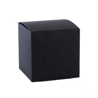 Venta al por mayor bajo MOQ personalización barata cartón Simple Negro Blanco marrón logotipo personalizado y laminación caja de vela caja de embalaje