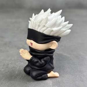 Action Figure in PVC Versione Q di Jujutsu Kaisen, Modellino <span class=keywords><strong>Anime</strong></span> da Auto di <span class=keywords><strong>Gojo</strong></span> <span class=keywords><strong>Satoru</strong></span> in Posizione Seduta - Product Image 4