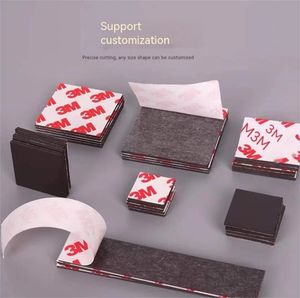 Forte Flexible NdFeB matériaux magnétiques en caoutchouc souple plaque d'aimant de réfrigérateur Photo montage mural aimant adhésif <span class=keywords><strong>feuille</strong></span> magnétique carrée - Product Image 3