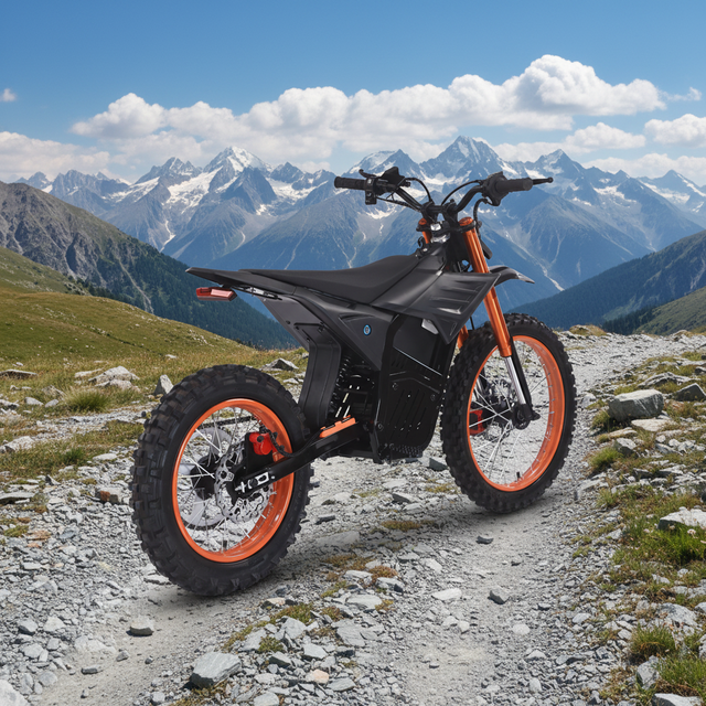 2025 72V 22.5Ah 4500W Peak Brushless Electric Motorcycle 75km/h High Speed Off-Road Racing Dirt Bike