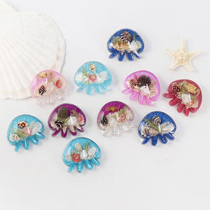 Imanes de <span class=keywords><strong>nevera</strong></span> artesanales marinos con caballitos de mar y tortugas marinas como regalo creativo con forma de concha y estrella - Product Image 6