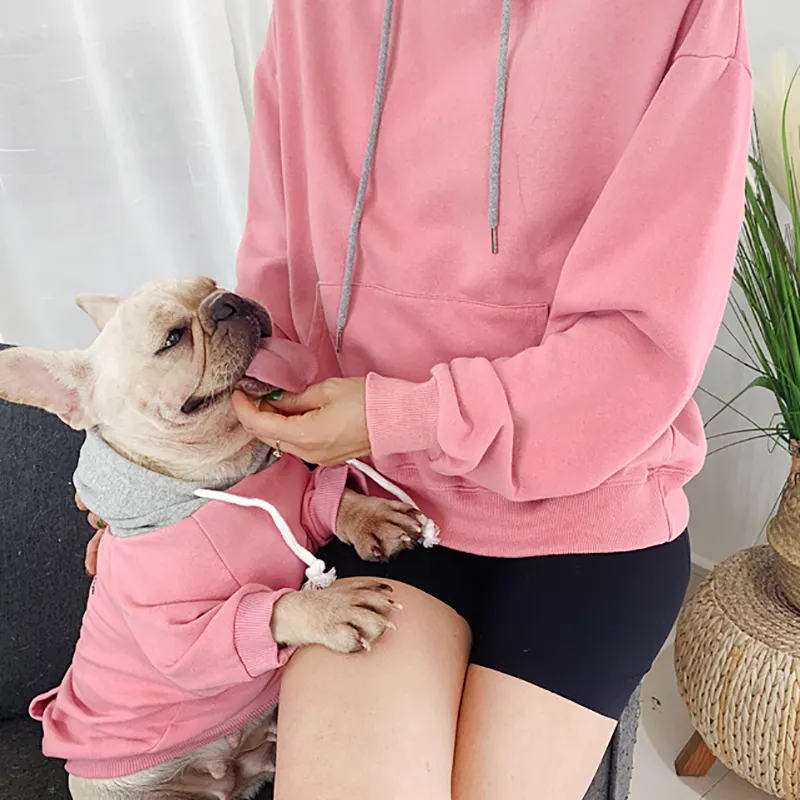 2024 spring autumn Dogs Sweatshirt Korean style Puppy Outfits Parent-Pets Clothes luxury suitable for small dogs cats