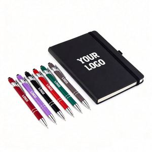 Regalos Empresariales Promocionales, Bolígrafo de Oficina con Logotipo Personalizado Impreso, Bolígrafos Blancos y Dorados - Product Image 1