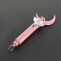 Sabre laser Sailor Moon avec poignée métallique, lame RGB Xenopixel pour duels, mouvement fluide, personnage d'anime, cadeau pour fille cosplay