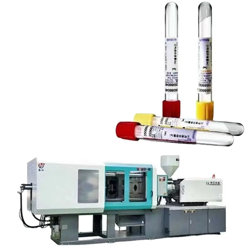 Steril vakumlu kan toplama tüp test tüpleri yapma makinesi plastik enjeksiyon makinesi