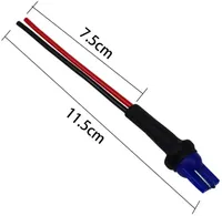 Adaptador de Enchufe Macho T10 con Cable Extendido, Conector de Cableado para Luz T10