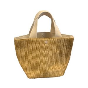 Sac de plage d'été en paille tressé, sac à main fourre-tout pour femmes, sacs à main de créateur tendance 2022 pour femmes - Product Image 1