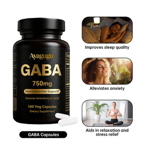 Cápsulas de GABA de 750 mg de Fábrica Estadounidense, Alta Potencia, Aptas para Veganos, Fáciles de Tragar, para Promover la Calma y Mejorar la Calidad del Sueño - Product Image 4