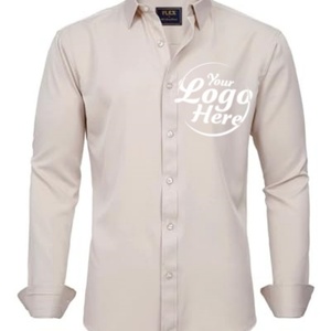 Camisetas de Manga Corta para Hombre, Estampadas, 100% Algodón, Elásticas, Sin Arrugas, Estilo Casual de Negocios, con Botones, Venta al Por Mayor - Product Image 4