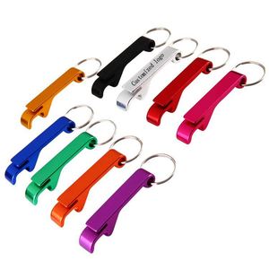 Promotional Simple Engraved Bottle Opener Keychain Cheap Keychain Bottle Opener Custom Various Aluminum Bottle Opener - Product Image 1