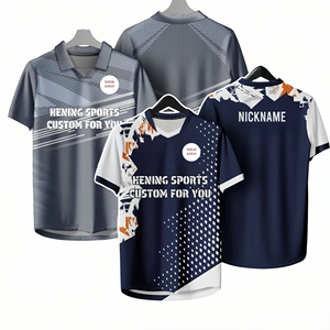 Robe <span class=keywords><strong>vintage</strong></span> à col carré pour hommes et enfants, uniforme d'équipe personnalisé de haute qualité, vêtements chemise, <span class=keywords><strong>tenue</strong></span> de sport, vêtements de <span class=keywords><strong>tennis</strong></span> - Product Image 1
