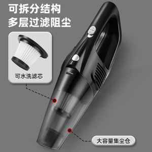 Aspirateur de voiture sans fil 0,3 L rechargeable, portable, pour voiture et usage domestique - Product Image 4