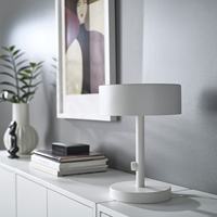 Lampe de table blanche de 33 cm pour la maison, le bureau, la lecture au chevet