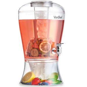 <span class=keywords><strong>Distributeur</strong></span> en plastique pour boissons, presse-agrumes, <span class=keywords><strong>distributeur</strong></span> de boissons, avec noyau de glace et infuseur, <span class=keywords><strong>prix</strong></span> personnalisé, ml - Product Image 2