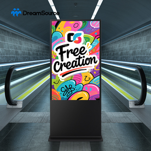 55 inch kỹ thuật số biển Màn hình Bảng điều chỉnh <span class=keywords><strong>Android</strong></span> & Windows bảng tương tác cảm ứng di động <span class=keywords><strong>LCD</strong></span> hiển thị menu kỹ thuật số - Product Image 6