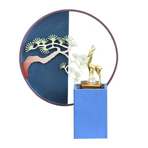 Zhaocai Deer - Decoración <span class=keywords><strong>de</strong></span> Lujo Ligero con Agua Fluida para Sala <span class=keywords><strong>de</strong></span> Estar, Recibidor, Mueble <span class=keywords><strong>de</strong></span> TV, Oficina y Regalos Novedosos - Product Image 5