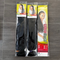 Extensions de cheveux tressés X/P Yaki Jumbo 82 pouces 165g en fibre synthétique PET, trame simple, non traitées chimiquement, emballage OEM