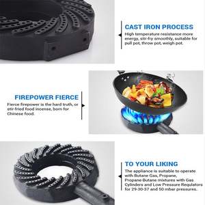 Ap02 — poêle à gaz xyj professionnel, brûleur de carburant, <span class=keywords><strong>barbecue</strong></span> en plein air, en <span class=keywords><strong>fonte</strong></span> pour bouillettes - Product Image 3