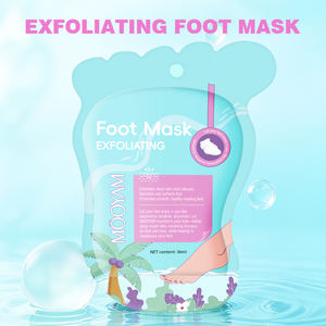 Mascarilla Exfoliante e Hidratante para Pies de Marca Privada OEM, Mascarilla para Pies con Lavanda, Tratamiento para Pies Suaves y Delicados - Product Image 1