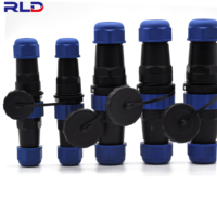 IP68 Steckverbinder SP162 3 4 5 6 7 9 Pin SP-Serie Wasserdichtes Kabel Kunststoff Rundsteckverbinder für LED-Bildschirm