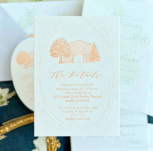 Cartes de vœux personnalisées YD avec couverture rigide laminée en feuille <span class=keywords><strong>d</strong></span>'or 3D et <span class=keywords><strong>film</strong></span> gaufré, imprimées numériquement sur papier <span class=keywords><strong>d</strong></span>'art - Product Image 4