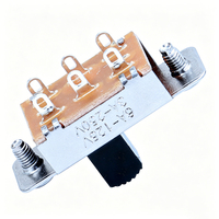 Commutateur à bascule DPDT 2 voies Push-Pull en métal pour sélecteur de micro de guitare électrique, accessoires de guitare, vente en gros d'usine