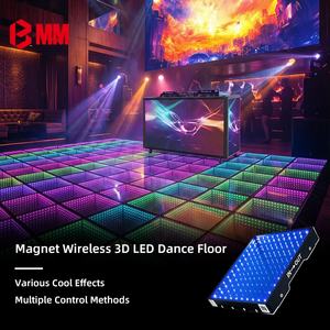 Panel Layar LED Magnetik Warna-Warni MM dengan Efek Cermin Tak Berujung untuk Acara Pernikahan, Pertunjukan Hiburan DJ - Product Image 1