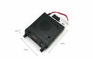 Yaesu FTM-200DR 50W C4FM-FM dijital mobil radyo opsiyonel birim BU-4 Bluetooth alıcı verici havacılık Dual Band araba radyo - Product Image 6