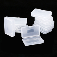Cartouche de jeu en plastique transparent cartouche de carte affichage de stockage couverture de boîtier de boîte Portable unique pour Game Boy GBA SP GBM