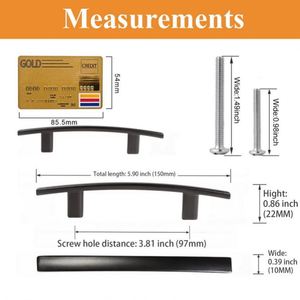 WEKIS Tiradores de Alta Calidad de Aleación de Zinc para Muebles de Cocina Modernos, Tiradores para Armarios, Herrajes para Puertas de Armarios - Product Image 3