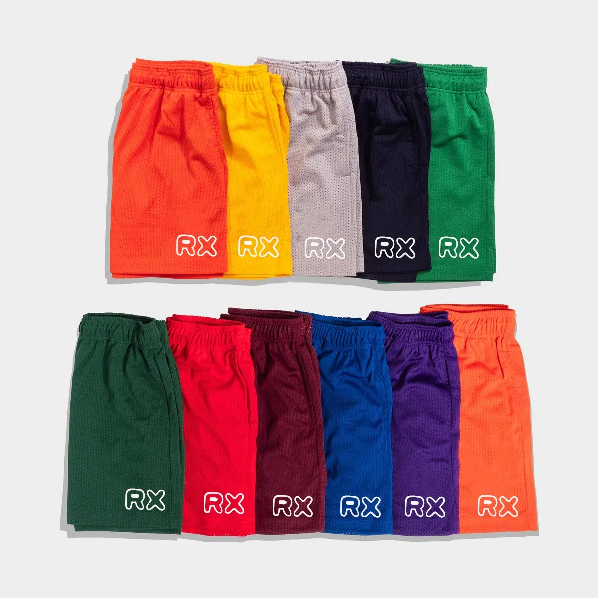 2024 Custom Basketball Shorts Plain Design Double Single Layer Training Summer 5 Inch Inseam Men's Mesh Short Shorts