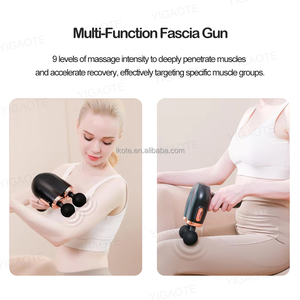 Trending Products 2025 <strong>New</strong> Arrivals Handheld Double-Headed Fascial Gun <strong>Massager</strong> for Body Relaxation and Muscle Relief - Product Image 3
