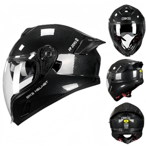 Haute Qualité Double Visière <span class=keywords><strong>Moto</strong></span> Entièrement Visage Casque ABS Logement Bluetooth Casque pour Adultes - Product Image 5