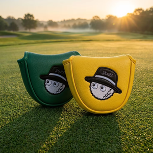 Housse de <span class=keywords><strong>putter</strong></span> de golf en cuir PU premium, écologique, avec fermeture magnétique, grande taille, design mallet, étanche, faible MOQ, vente en gros directe usine - Product Image 5