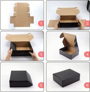 Envío Rápido, Caja de Cartón Corrugado Reciclado y Reciclable Ecológica con Logotipo Personalizado, Forma Personalizada para Embalaje de Comercio Electrónico - Product Image 4