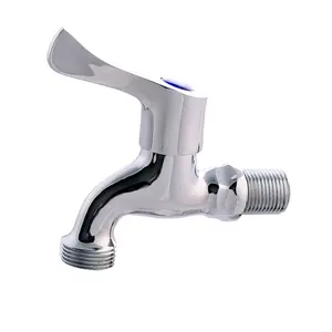 Harga Wasserhahn Chrome Plat Dinding Instalasi Yang Mudah Kuningan Dokter 1/2 "Cepat Membuka Kran