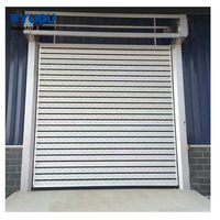 Rodillo de aluminio eléctrico aislado, persiana enrollable, Panel duro, puerta de alta velocidad