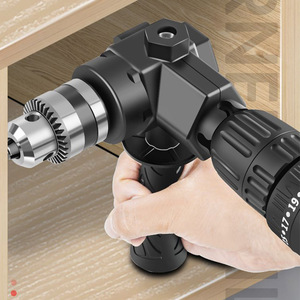 Adaptador de taladro multifuncional de 90 grados para taladro eléctrico, convertidor de brocas de impacto de acero al carbono - Product Image 1