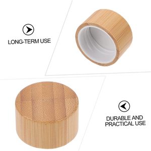 Tapa de Rosca para Botella de Perfume Ecológica de Bambú con Diseño Personalizado, Impresión Dorada y Tamaño Adaptable - Product Image 3