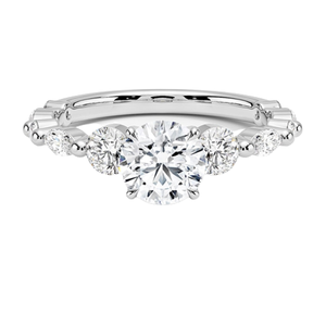 Anillo de compromiso de cristal plateado blanco a la moda para mujer, elegante anillo de boda, propuesta de matrimonio, joyería, regalo de aniversario - Product Image 2