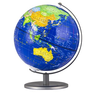 Globe terrestre AR bleu Shijida, édition éducative intelligente extra-large, authentique Chine, cadeau pour la Journée des enfants et les élèves - Product Image 5