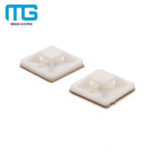 Noir et blanc pas facile au vieillissement résistance à la corrosion attache-câble supports - Product Image 5