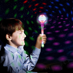 Hot Selling Light up 10'' <b>LED</b> Disco <b>Ball</b> Wand with Green Light for Kids New Holidays Gift & Christmas Decoration Party Supplies - Product Image 5