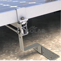 Support de système de toit d'énergie de montage de panneau solaire Crochet de toit de tuile solaire pour toit en ardoise en céramique