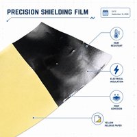 Ruban adhésif noir PET anti-lumière pour écran OLED flexible