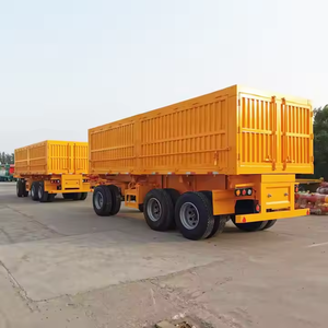 Remolque de Plataforma Plana de Alta Calidad de 40 Pies, 3 Ejes, 4 Ejes, Camión Portacontenedores, Semirremolque para Transporte Pesado - Product Image 6