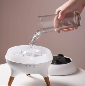 Năng động 250ml ABS độ ẩm không khí với điều khiển từ xa 7 đầy màu sắc <span class=keywords><strong>LED</strong></span> đêm đèn tinh dầu khuếch tán cho phòng ngủ - Product Image 5