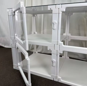 Valla Moderna y Segura para Mascotas de PVC Transparente de 80 cm, Jaula Interior para Perros y Gatos, Casa para Animales de Doble Capa Impermeable - Product Image 2