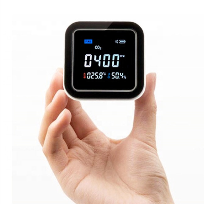 Монитор качества воздуха в помещении, настольный измеритель углекислого газа и CO2, детектор температуры и влажности, монитор CO2